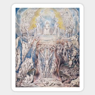 William Blake - The Day of Judgement, 1805 Sticker